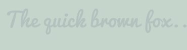 Image with Font Color B3C2BF and Background Color C5D5CB